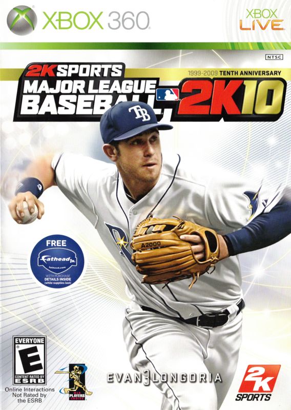 Major League Baseball 2K10 box art for Playstation 2